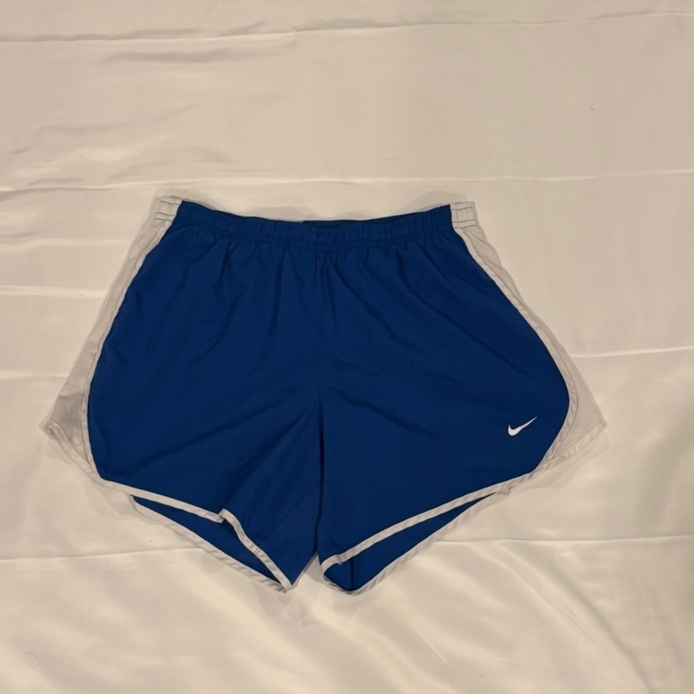 Nike Running Shorts Kids XL Blue Dri-FIT Mesh Panel Athletic Gym Training Runner